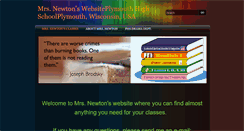 Desktop Screenshot of mrsnewtonphs.com