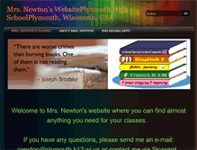 Tablet Screenshot of mrsnewtonphs.com